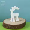 Nuevos adornos de alce navideño para paisajes en miniatura, con un diseño temático de bosque, con una estética de alta gama y artesanía única, perfectos para manualidades DIY y como piezas decorativas