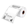 Rollo de 100x150 Papel para etiquetas de envío por correo electrónico para logística transfronteriza Papel de impresión de etiquetas resistente al calor de 4x6.3 pulgadas