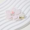 Europa y los Estados Unidos transfronterizos nuevos accesorios para el cabello para niños bebé cinco pétalos flor perla horquilla niñas no dañan el cabello todo incluido clip lateral al por mayor