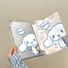 Hola Perro Orejudo es adecuado para funda protectora de tableta iPad 11ª generación, mini6, lindo air8/7Y, plegable y muy transparente