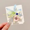 Atmósfera de Primavera Estilo Resort Costero Accesorios de Pasador de Flor de Orquídea Mariposa Simulada 2025 Nueva Diadema para Mujer