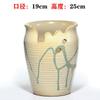 Forma de entalhe alto penhasco alto vaso de suculenta corte cerâmica areia roxa planta mago flor pilha velha respirável