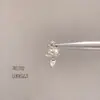 Colección Dorada Elegantes Aretes de Acero de Titanio, Aretes Médicos de Acero de Titanio, Pinzas para Oreja con Borde Sin Extracción para Mujeres