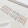 Tiras de Unha Vestíveis Eletrodepositadas Ultravioleta Olho de Gato, 30 Peças, Tiras de Unha Vestíveis Codificadas, Tiras para Atacado, Tiras de Unha Pré-Fabricadas Personalizadas