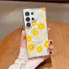 Capinha de celular Margarida mais vendida da Shopee para Samsung S26edge capa protetora magnética transparente S25 furo grande capa rígida de acrílico