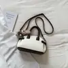 2026 Verano Nuevo Bolso de Hombro Sencillo de Color Sólido Estilo Coreano Bolso Cruzado Sencillo y a la Moda Bolso de Mano de Alta Calidad con Personalidad
