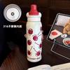 Taza Termo Mengqu de Acero Inoxidable 316 para Hombres y Mujeres Alto Valor de Color Taza Doble para Beber Olla Deportiva Portátil para Exteriores con Asa