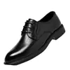 Zapatos de piel marca Dragonfly modelo nuevo 2026 para hombre calzado formal de negocios estilo británico coreano para citas diarias y boda zapatos de piel para novio para hombre