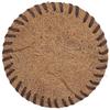 Tapete de Chá Marrom de Coco Natural Tapete de Chá Tapete Espesso de Crina Cerimônia do Chá Tapete para Bule Tapete Isolante de Cabelo Marrom Tapete de Jantar Tapete para Xícara de Chá