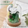 61º Día del Niño DIY Flor Eterna Tapa de Cristal Hecho a Mano Materiales de Flores Secas Kit Jardín de Infancia Construcción de Equipo Padre-Hijo Taller de Arreglos Florales
