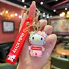 Nuevo Llavero Creativo del Gato Kt Colgante Pequeño Muñeco de Dibujos Animados Lindo Colgante para Bolsa de Niñas Llavero Pequeño de Regalo