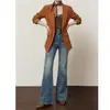 Holgado, Adelgazante, Versátil, Pierna Ancha, Estilo Casual Americano Retro, Jeans Ligeramente Acampanados, Dropshipping para Transmisiones en Vivo, Distribución Transfronteriza