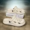Zapatos de hombre transpirables con agujeros de venta caliente transfronteriza, sandalias de playa versátiles y de moda, suela gruesa de EVA, sandalias cerradas para hombre