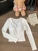 Ropa exterior de invierno para mujer, gruesa, de hilo de algodón, cómoda, elástica, ajustada, con almohadilla en el pecho