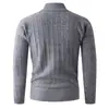 Suéter Pulôver Amazon outono e inverno europeu e americano com meio zíper e gola alta, forrado com fleece e espessado, top de malha casual para jovens adultos