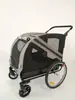 Carrito para Mascotas A22 para Perros Medianos y Grandes, Vehículo de Doble Función Empujar/Arrastrar, Suministro Directo de Fábrica, Plegable, Portátil, Multifuncional