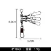 Tiempo Libre Estilo Japonés Nuevo Conector de Pines Tipo B + Barril de Tres Púas Aparejo para Pesca en el Mar Accesorios para Pesca con Señuelo