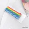 Pinza para el Cabello de Color Caramelo Color de Niña Pinza Lateral Fija Flequillo Pinza para el Cabello Clip Simple Coreano Joyería para la Cabeza