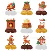 Nuevos artículos para fiestas temáticas de Amazon, decoraciones de panal de abeja de Navidad para mesa, fabricante de decoraciones para fiestas navideñas
