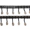 Nuevo Estilo Étnico Cadena de Cuerda de Reglas Doble Cruz Accesorios de Ropa Pequeña Fragancia DIY Accesorios de Borla de Concha Venta al por Mayor
