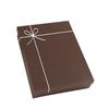 Caja de regalo marrón caja vacía caja de regalo de negocios bufanda camisa caja rectangular grande LOGOTIPO personalizado