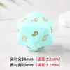 Dados de Pedra Sintética Turquesa Poliedros com Números Gravados Dnd Dungeons and Dragons Conjunto de Sete Peças Z02