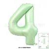 Globos Digitales de Tarjeta de 40 pulgadas Cubierta Dura Envueltos Individualmente Tarjeta de Papel Globos de Papel de Aluminio Globos de Decoración para Fiesta de Cumpleaños Venta al por Mayor