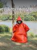 Impermeable de emergencia para acampar al aire libre, resistente al frío, con película de aluminio, cálido, impermeable, para emergencias, capa, impermeable portátil, disponible