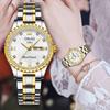 [Recomendado auténtico] reloj no mecánico color acero de tungsteno Joker Reloj viral para chicas estudiantes versión coreana de reloj femenino simple a prueba de agua
