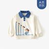 2025 Nueva Colección de Otoño Ropa de Otoño para Niños Sudaderas para Niñas Tops Elegantes con Cuello Bebé Jerseys para Bebé Primavera y Otoño