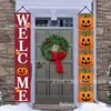 Couplets de Halloween da Amazon Novas Bandeiras de Decoração de Varanda de Fantasma Preto Atmosfera de Terror de Halloween Feito Sob Medida com Seu Próprio Design