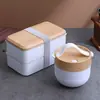 Lonchera, Caja Bento, Adecuada para Trabajadores de Oficina, Uso en Casa, Estudiantes, Segura para Microondas, Utensilios de Grado Alimenticio, Cuchara, Juego de Lonchera