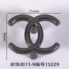 Comprimento 11mm Fivela Decorativa Outro Sapato Flor Bagagem Sapato Fivela Agulha Fivela Acessórios de Vestuário Acessórios com Pés Sinal Pendurado Chapeamento