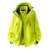 Conjunto de dos piezas de chaqueta de plumón para hombre estilo Luotuo 3 en 1 para exteriores, chaqueta de montañismo cálida, impermeable y a prueba de viento para mujer