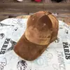 Chapéus de Veludo para Primavera e Outono com Aba Rígida Cor Sólida Estilo Coreano Versátil Casual Bonés de Beisebol Atacado