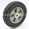 Roda de borracha maciça de 8 polegadas 8x 1,75 pneu de carrinho cortador de grama compressor de ar gerador roda de trailer
