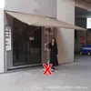 Sombrillas de Sol, Parasoles Inclinados para Puestos, Sombrillas Comerciales para Tiendas, Marquesinas para la Lluvia Frente a Tiendas, Protección Solar de Pared para Fachadas de Tiendas