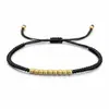 Bestseller transfronteiriço: Pulseira de fio vermelho estilo minimalista de alta qualidade, tecida à mão com contas, pulseira ajustável preta e vermelha atacado