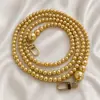 Cadena de Bolso de Perlas Fábrica Venta al por Mayor Correa Larga Hombro Único Correa Larga para Hombro Accesorios para Bolso de Equipaje Correa Cruzada
