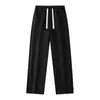 Pantalones Casuales de Primavera Rectos de Pierna Ancha de Moda Estilo Americano Jianheng para Hombre, Pantalones Deportivos Largos con Capas Laterales con Caída a la Moda para Mujer