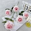 Novas Flores Artificiais 5 Novas Cabo Dia dos Namorados Flores Decorativas Casamento Layout Floricultura Design Ornatos de Fotografia Flores Secas