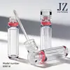 Pedido Jinze: Redondo, con un Anillo Central, Tubo Delgado para Brillo de Labios, Envase para Brillo de Labios, Material de Empaque de Tubo Vacío de Plástico