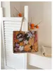 Bolsa de ombro com textura simples, design de nicho, nova moda de verão 2026, bolsa tote feminina casual e estilosa
