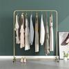 Tendedero de balcón perchero perchero de ropa barra simple colgador doméstico perchero de dormitorio audaz con ruedas