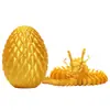 Impresión 3D Modelo de Huevo de Dragón Chino Dragón Conjunto de Dragón Articulado Tridimensional Adornos Decorativos Juguete Celebridad de Internet Regalo del Día del Niño