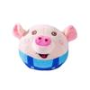 Divertido Juguete de Cerdo Pelota Saltarina Perro Hogar Interactivo Juguete Saltarín Música Sonido Juguete Desmontable y Lavable Carga