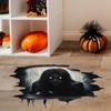 Terror do Comércio Exterior Halloween Quebra-Parede Fantasma Feminino Quarto Sala de Estar Decoração de Casa Adesivos de Parede Adesivos Autoadesivos Atacado