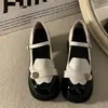 Tacones altos de plataforma gruesa y tacón grueso para mujer, nueva colección de otoño 2026, perfectos con vestidos, estilo francés, puntera redonda, Mary Janes inspirados en Chanel