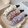 Pinza de Plátano Plisada de Satén para Cola de Caballo Alta Pinza Vertical Estilo Nuevo 2026 Herramienta Fijadora de Pinza para Cabello en la Parte Posterior de la Cabeza Pasador Accesorio para el Cabello para Mujeres