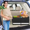 Caja de almacenamiento para maletero de coche hecha de tela Oxford, de diseño sencillo, para organizar artículos diversos en el coche, plegable y decorativa para el maletero trasero